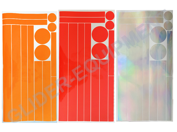 Anti Collision marking sticker sheet Holographic / Mirror [6030S]